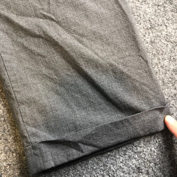 Lauren Ralph Lauren Pants Mens 36x29 Gray Pleated High Waist Y2K Wool Classic - Picture 4 of 12